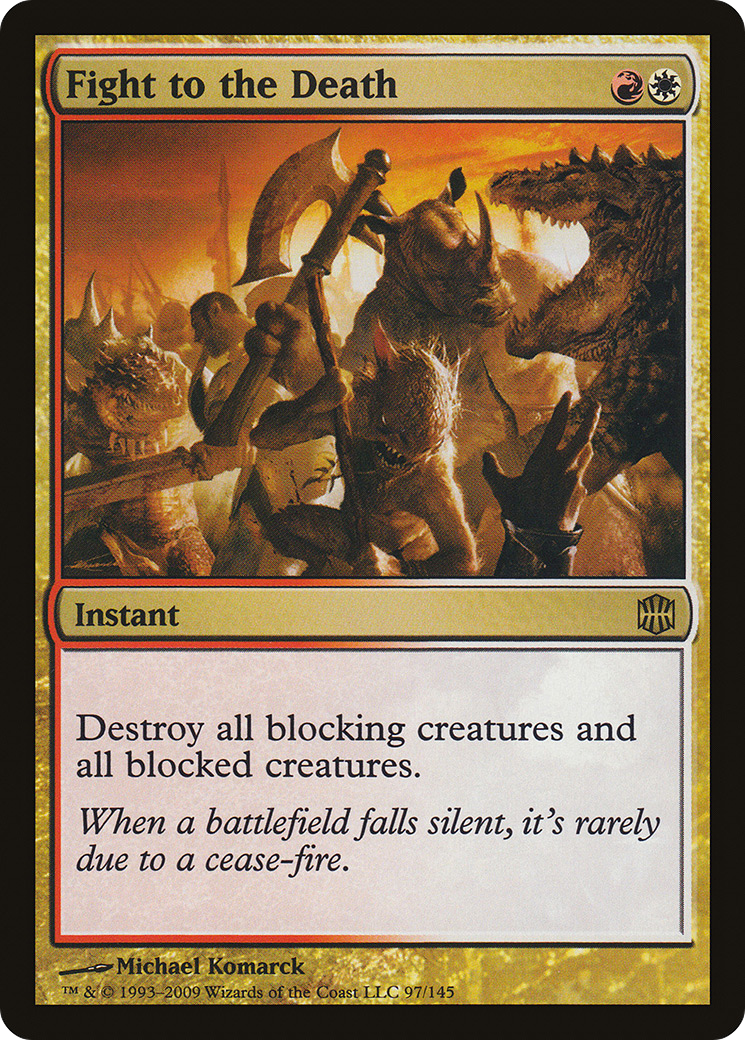 Fight to the Death (ARB-097) - Alara Reborn Foil