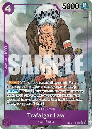 (ST10-010) Trafalgar Law (010) (Treasure Rare) - 500 Years in the Future Foil