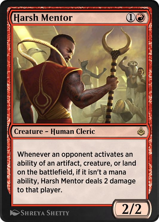 Harsh Mentor (AKR-158) - Amonkhet Remastered