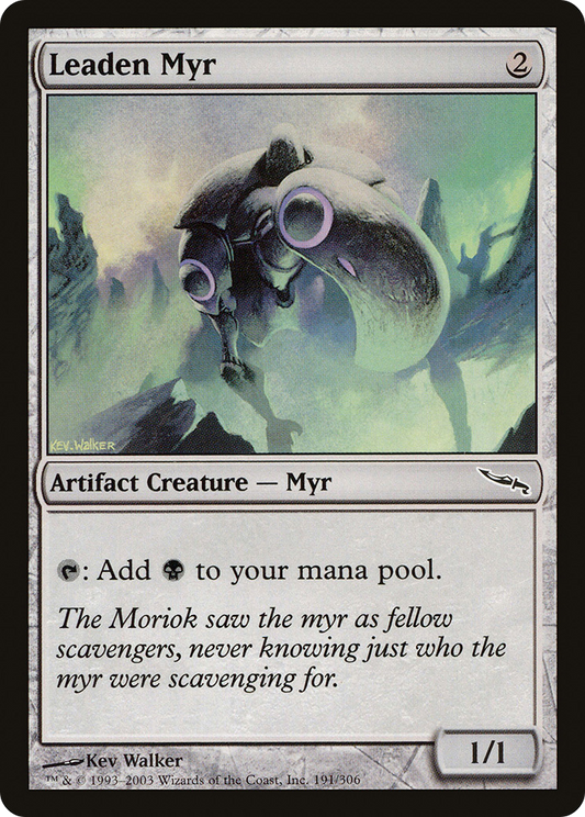 Leaden Myr (MRD-191) - Mirrodin