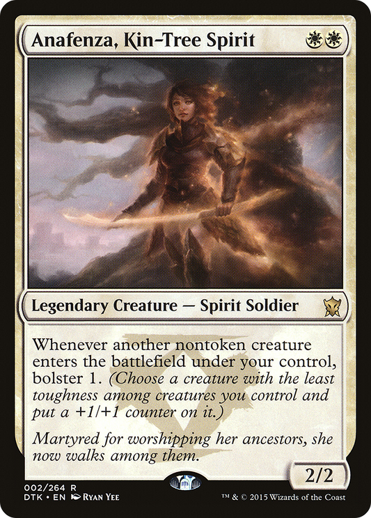 Anafenza, Kin-Tree Spirit (DTK-002) - Dragons of Tarkir Foil