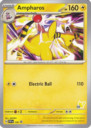 Ampharos - Pikachu 28 109 - Battle Academy 2024