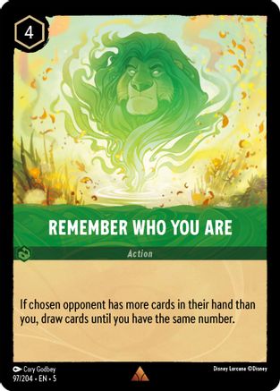 (097/204)  Remember Who You Are - Shimmering Skies  Cold Foil
