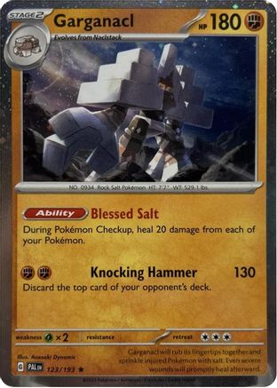 Garganacl (Cosmos Holo) 123/193 - Blister Exclusives Holofoil - Rare