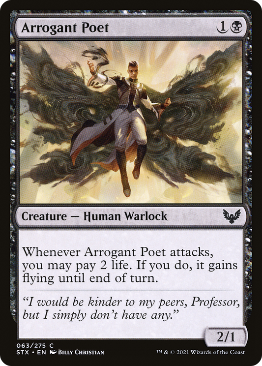 Arrogant Poet (STX-063) - Strixhaven: School of Mages