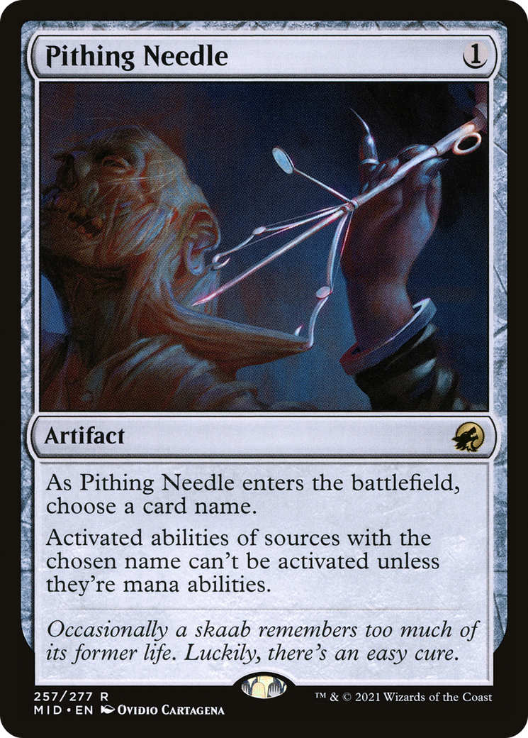 Pithing Needle (MID-257) - Innistrad: Midnight Hunt