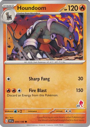 Houndoom Armarouge (34) - Battle Academy 2024  - Common