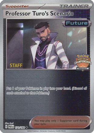 Professor Turo's Scenario (Regional Championships) [Staff] (177/182) - League & Championship Cards Reverse Holofoil - Uncommon
