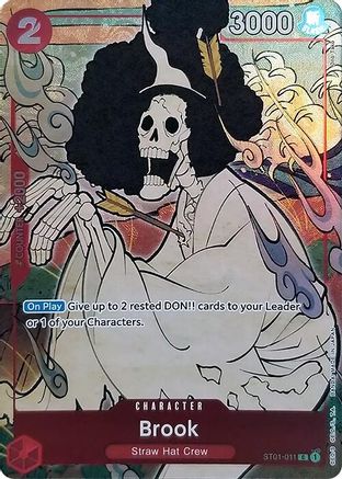 (ST01-011) Brook (English Version 1st Anniversary Set) - One Piece Promotion Cards Foil
