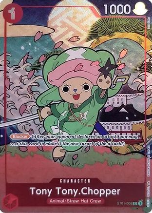 (ST01-006) Tony Tony.Chopper (English Version 1st Anniversary Set) - One Piece Promotion Cards Foil