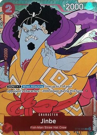 (ST10-005) Jinbe (English Version 1st Anniversary Set) - One Piece Promotion Cards Foil