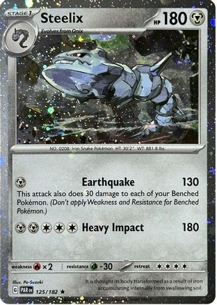 Steelix - 125/182 (Cosmos Holo) 125 - Miscellaneous Cards & Products Holofoil