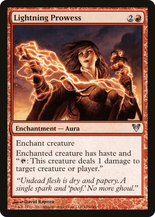 Lightning Prowess (AVR-145) - Avacyn Restored