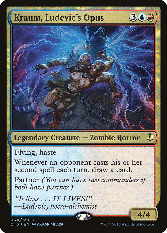 Kraum, Ludevic's Opus (C16-034) - Commander 2016 Foil