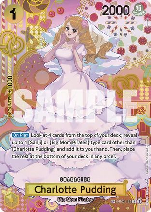 (OP03-112) Charlotte Pudding (SP) - Two Legends Foil