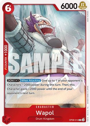(OP08-014) Wapol - Two Legends Foil