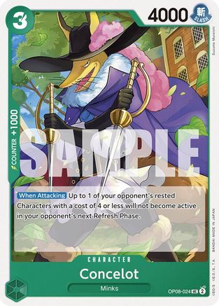 (OP08-024) Concelot - Two Legends Normal
