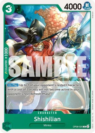 (OP08-025) Shishilian - Two Legends Normal