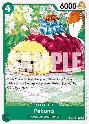(OP08-029) Pekoms - Two Legends Normal