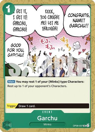 (OP08-037) Garchu - Two Legends Normal