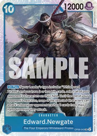 (OP08-043) Edward.Newgate - Two Legends Foil