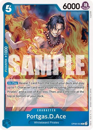 (OP08-052) Portgas.D.Ace - Two Legends Foil