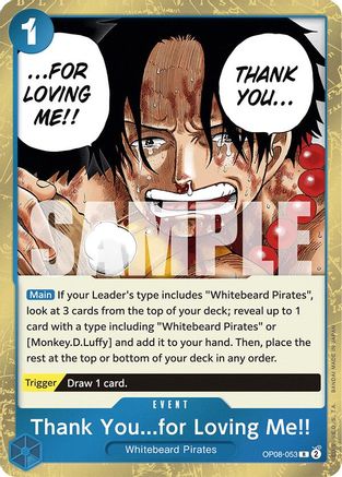 (OP08-053) Thank You...for Loving Me!! - Two Legends Foil