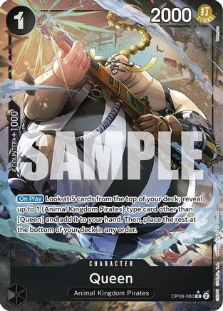 (OP08-080) Queen (Parallel) - Two Legends Foil