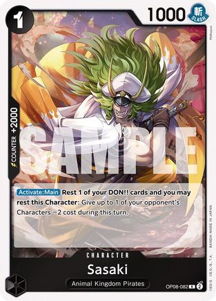 (OP08-082) Sasaki - Two Legends Foil