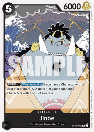 (OP08-085) Jinbe - Two Legends Normal