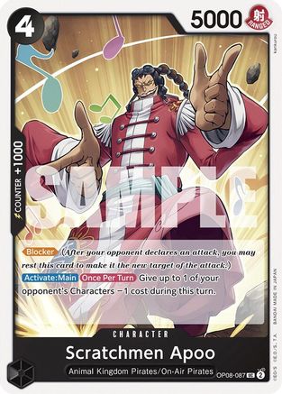 (OP08-087) Scratchmen Apoo - Two Legends Normal