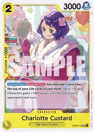(OP08-103) Charlotte Custard - Two Legends Normal