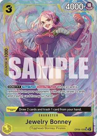 Jewelry Bonney (Parallel) (OP08-105) - Two Legends Foil