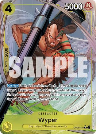 (OP08-110) Wyper (Parallel) - Two Legends Foil