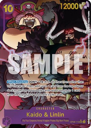 (OP08-119) Kaido & Linlin (Parallel) - Two Legends Foil