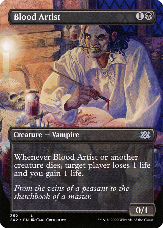 Blood Artist  (Borderless)(2X2-352) - Double Masters 2022