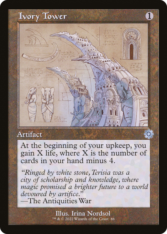 Ivory Tower (Schematic) (BRR-086) - The Brothers' War Retro Artifacts