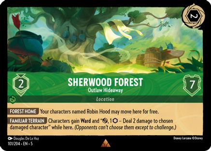 Sherwood Forest - Outlaw Hideaway (101/204) - Shimmering Skies Cold Foil