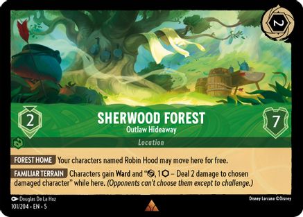 (101/204)  Sherwood Forest - Outlaw Hideaway - Shimmering Skies  Normal
