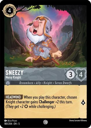 (180/204)  Sneezy - Noisy Knight - Shimmering Skies  Normal
