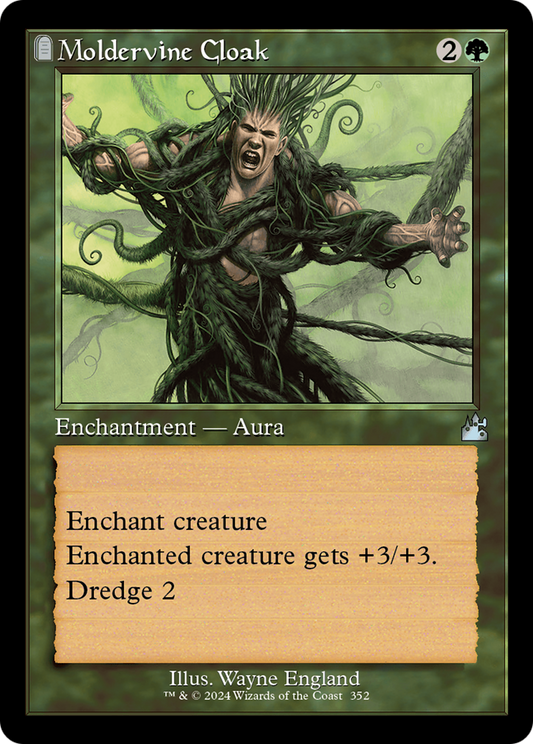 Moldervine Cloak (Retro Frame) (RVR-352) - Ravnica Remastered: (tombstone) Foil