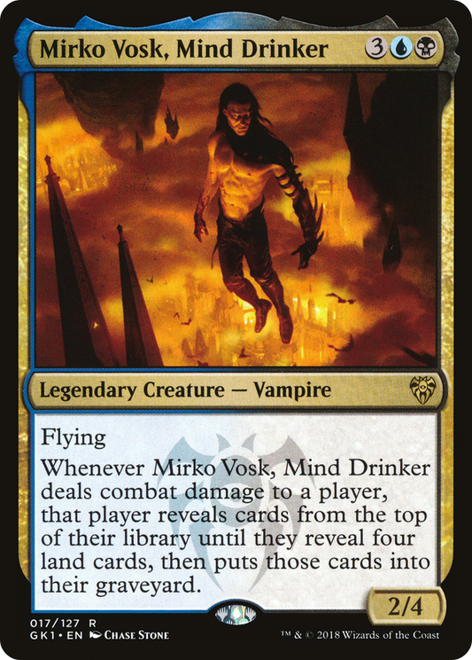 Mirko Vosk, Mind Drinker (GK1-017) - GRN Guild Kit