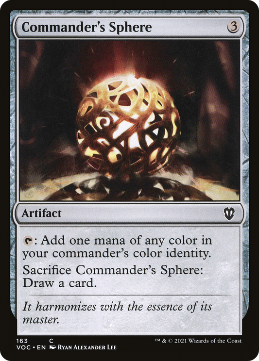 Commander's Sphere (VOC-163) - Crimson Vow Commander