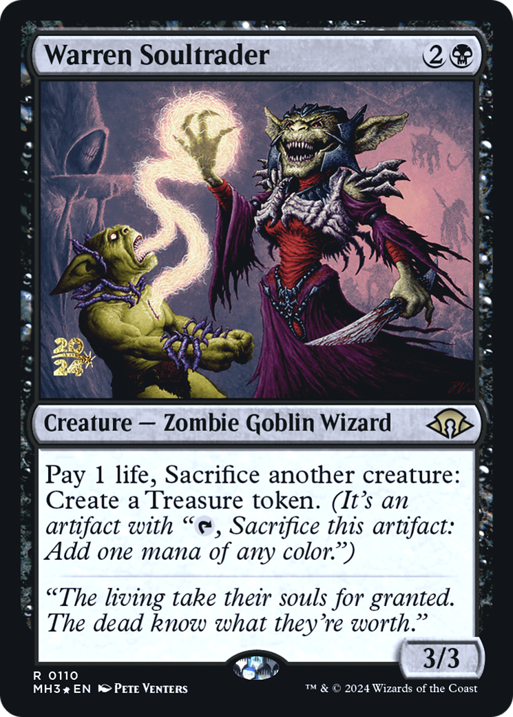 Warren Soultrader (PRE-110) - Modern Horizons 3 Promos (Prerelease) Foil