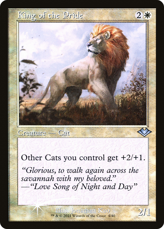 King of the Pride (H1R-004) - Modern Horizons 1 Timeshifts Foil