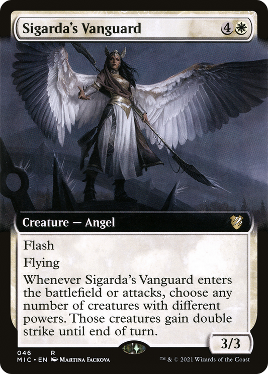 Sigarda's Vanguard (MIC-046) - Midnight Hunt Commander: (Extended Art)