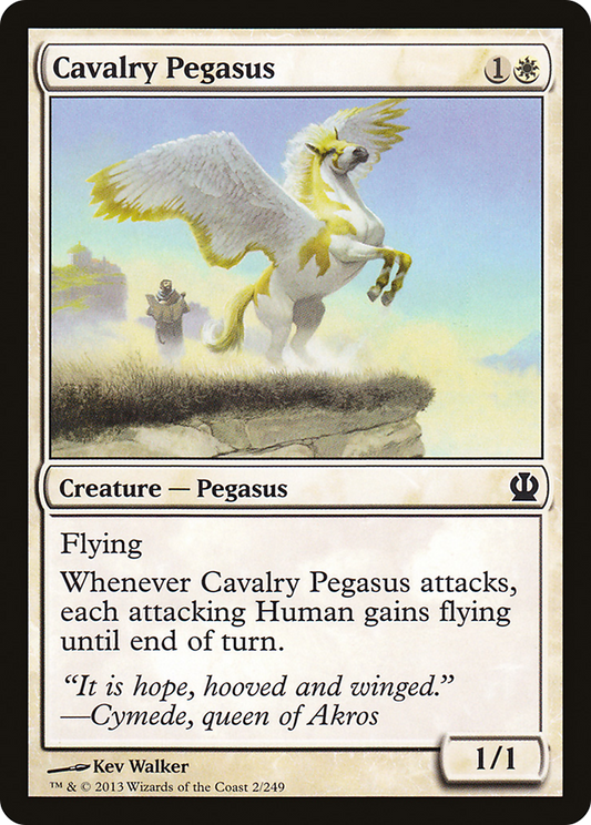 Cavalry Pegasus (THS-002) - Theros Foil