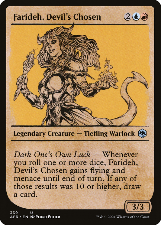 Farideh, Devil's Chosen (Showcase) (AFR-339) - Adventures in the Forgotten Realms: (Showcase)