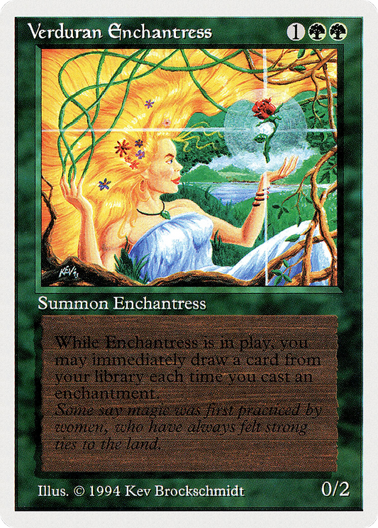 Verduran Enchantress (SUM-223) - Summer Magic / Edgar