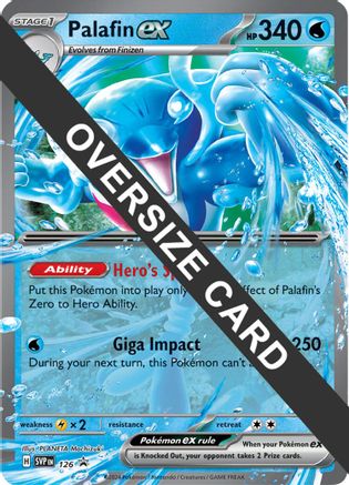 Palafin ex (126/null) - Jumbo Cards Holofoil - Promo